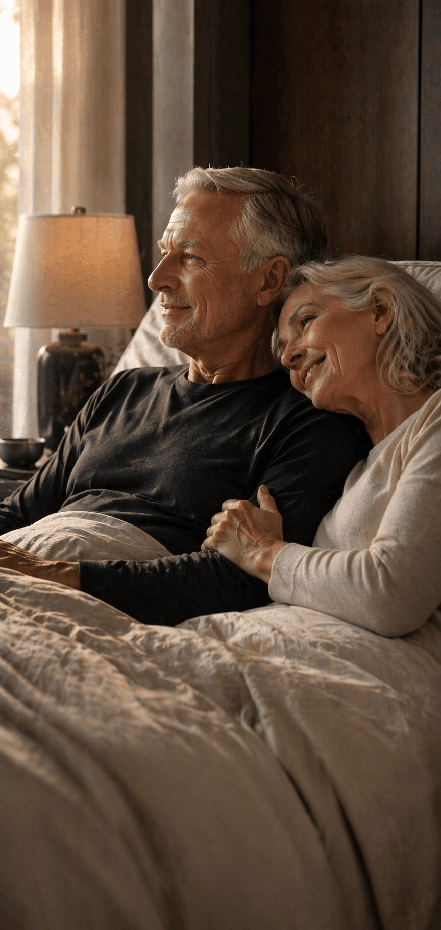 Comfortable bedroom with premium sleep and mobility support